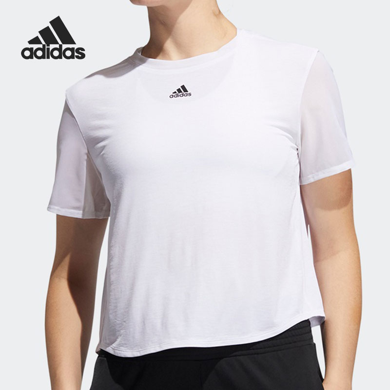 Adidas/阿迪达斯正品年夏季新款圆领运动女子短袖T恤 GP6789