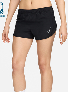 Nike/耐克正品2025女士印花运动透气跑步松紧腰短裤DD5936-010