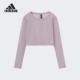 阿迪达斯正品 FUSTL LAYER Adidas TEE女士休闲长袖 T恤JP1460