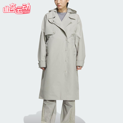 Adidas/阿迪达斯正品2025秋季款女士日常连帽运动宽松外套KC2705
