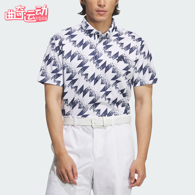 Adidas/阿迪达斯正品夏季男士轻盈防晒高尔夫短袖POLO衫JY8226