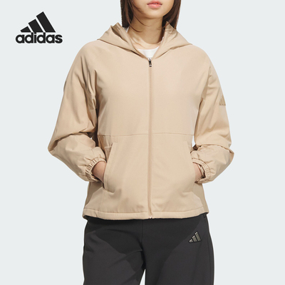 Adidas/阿迪达斯正品秋冬新款女士户外抓绒加绒外套JM8813