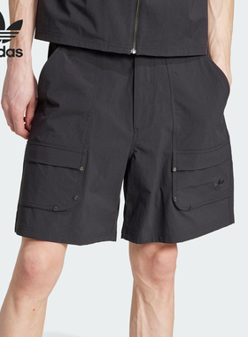 Adidas/阿迪达斯正品三叶草男士工装户外宽松运动短裤JD2107