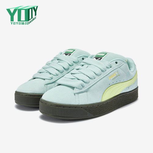 Puma/彪马正品SuedeXL新款男女浅蓝浅绿色经典休闲板鞋395205-84