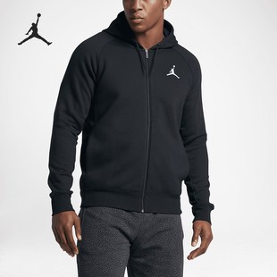 Nike/耐克正品AIRJORDAN男子针织连帽运动薄款休闲外套AH3932-010