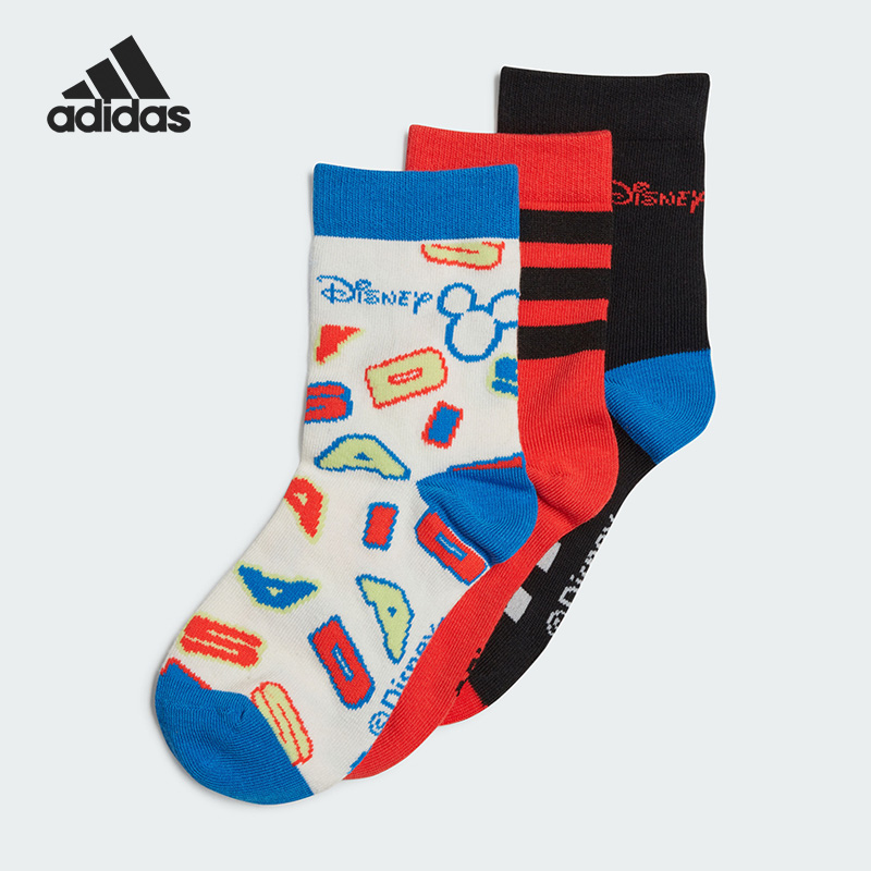 Adidas/阿迪达斯正品新款A DY MM 3P儿童运动袜子IB6776