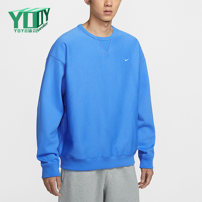 Nike/耐克正品Solo Swoosh男士休闲圆领套头耐穿卫衣HV1087-452