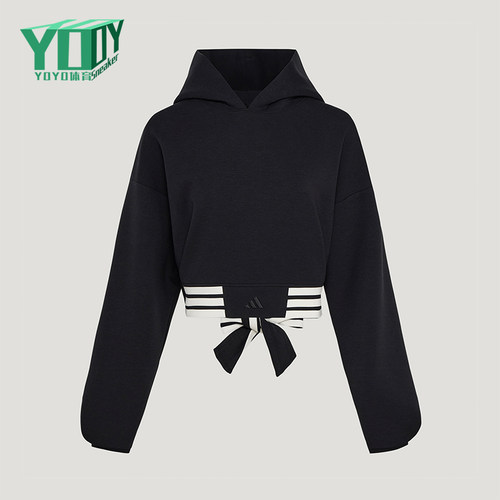 Adidas/阿迪达斯正品三叶草女士日常短款时尚休闲宽松卫衣KX4642