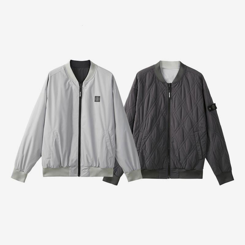 Skechers/斯凯奇正品保暖男子休闲运动立领夹克棉服L421M022