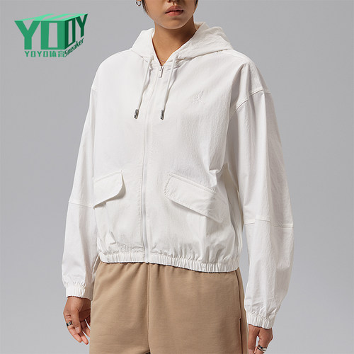 Nike/耐克正品Jordan女士时尚透气运动连帽外套IF1178-100
