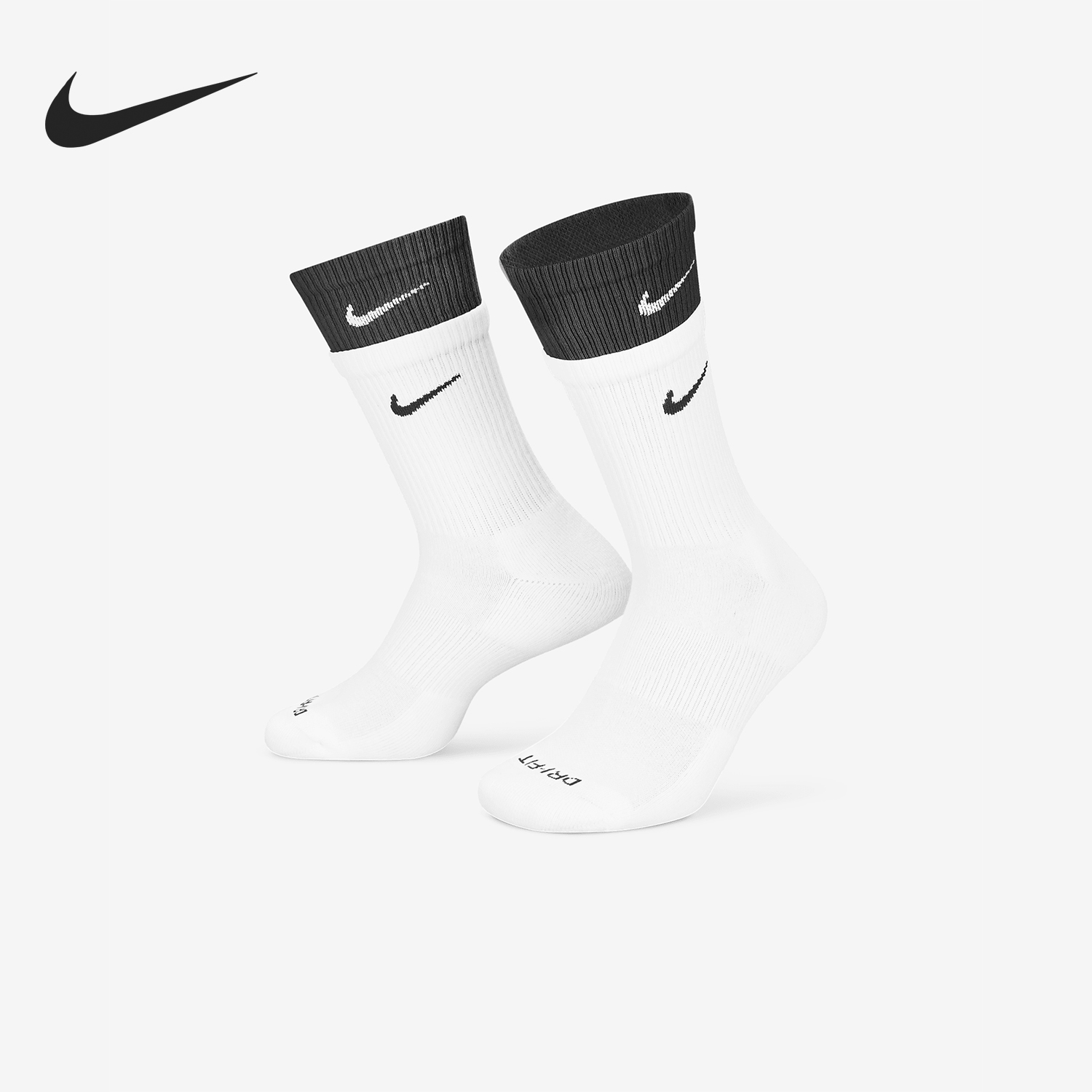 耐克男女同款中筒运动袜