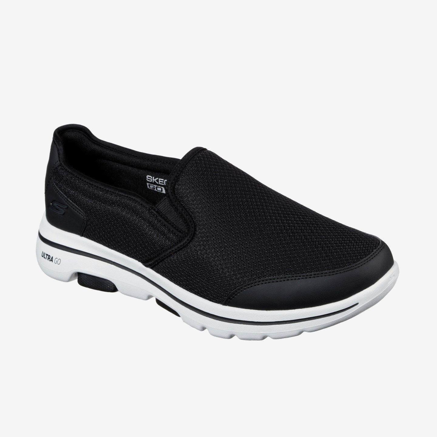 Skechers斯凯奇正品Go Walk 5男一脚蹬休闲鞋216013-BKW
