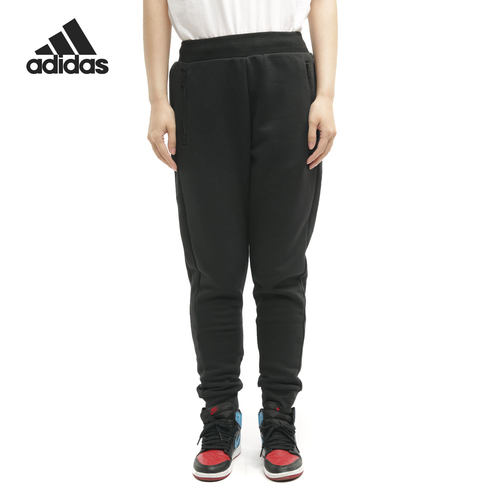 Adidas/阿迪达斯正品秋季新款女子加绒保暖休闲裤收口长裤 GR3741