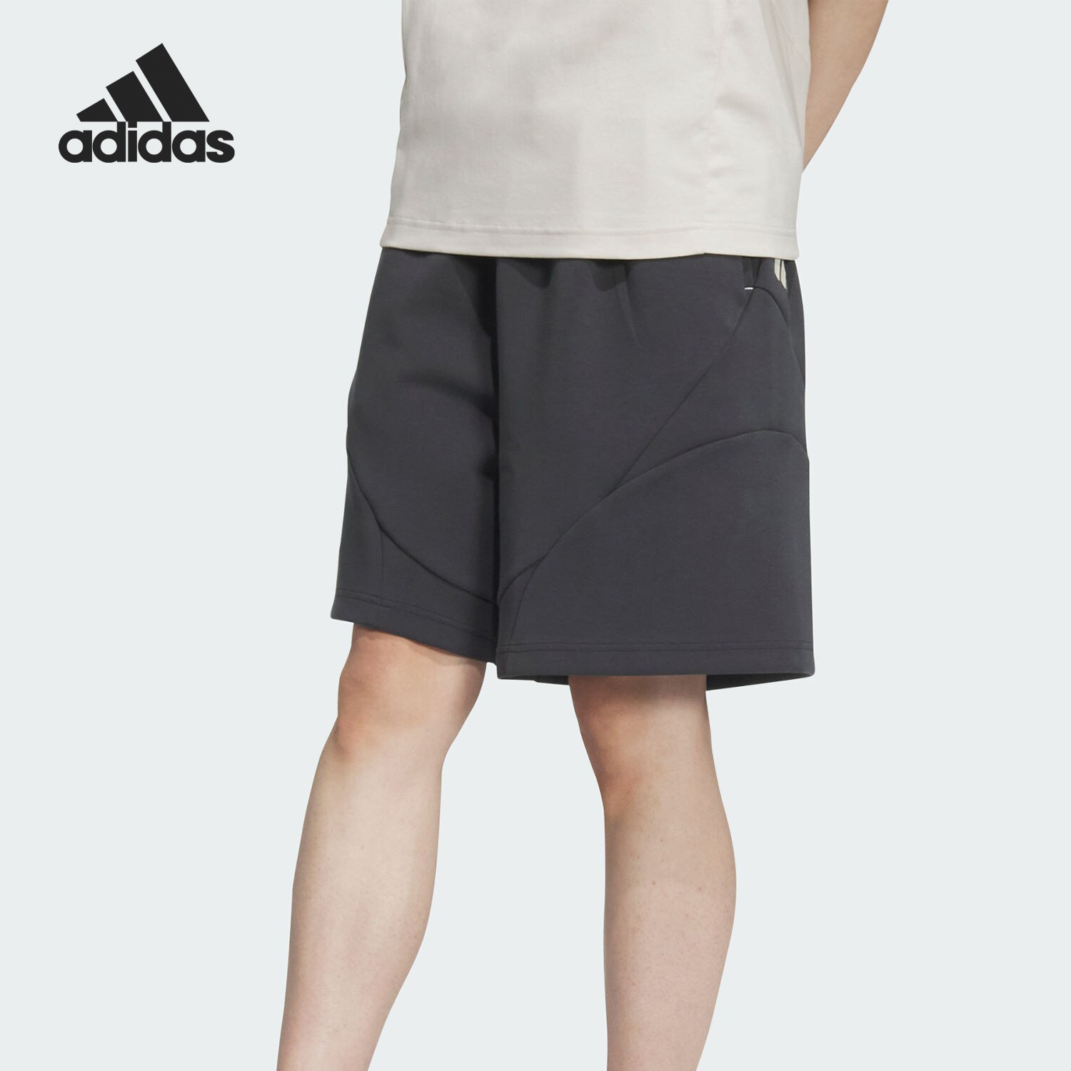 Adidas/阿迪达斯正品新款男士简约舒适休闲透气短裤JL9993