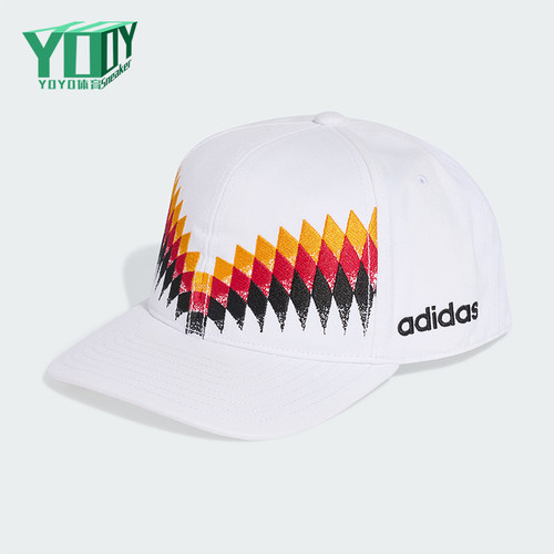 Adidas/阿迪达斯正品德国队男女足球运动经典遮阳棒球帽KE6694
