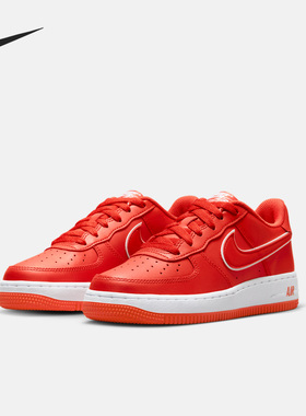 Nike/耐克正品AIR FORCE 1女子GS大童运动休闲板鞋DX5805-600