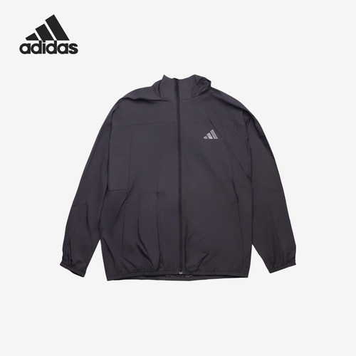 Adidas/阿迪达斯正品2025男士运动训练薄款透气外套KC6009