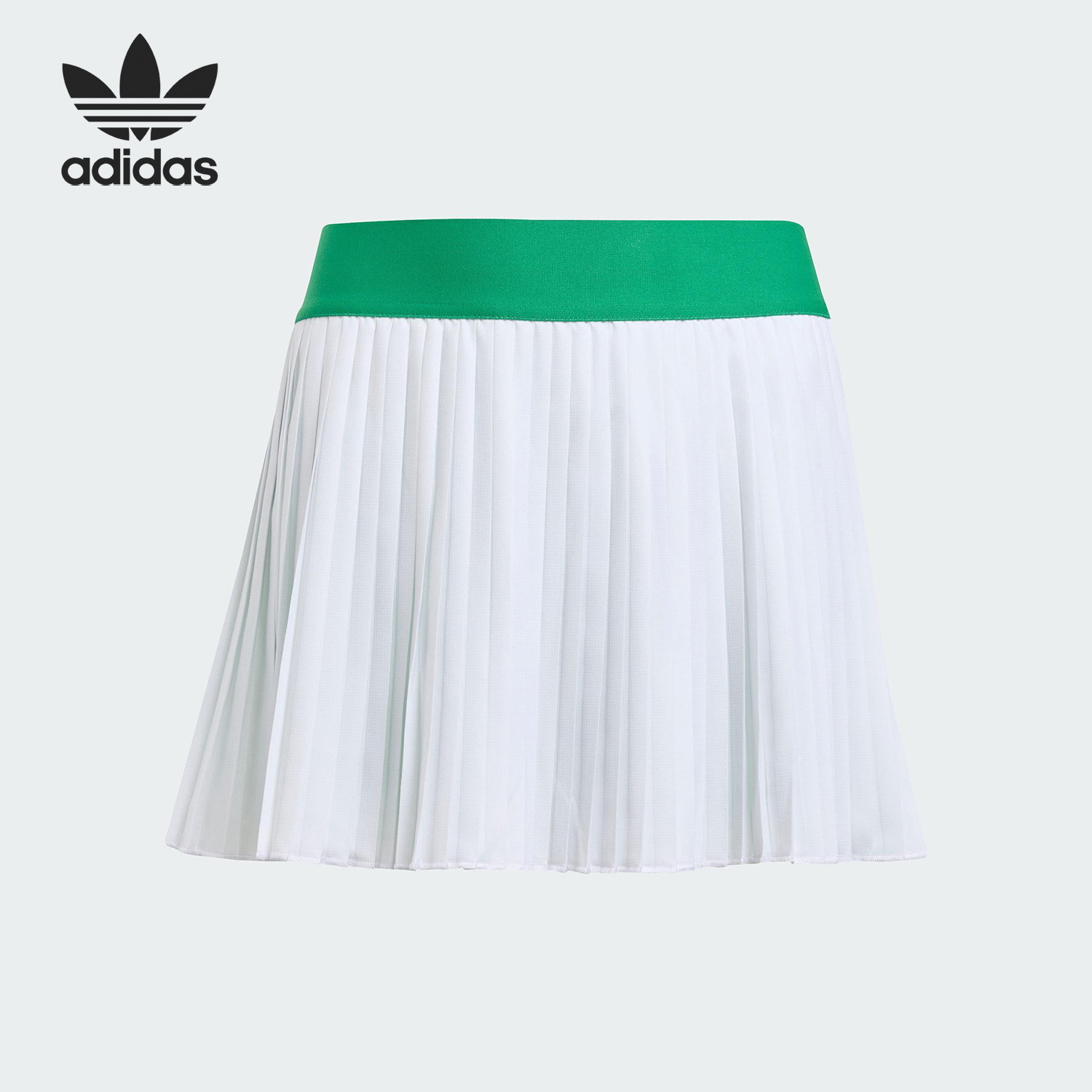 Adidas/阿迪达斯正品三叶草儿童运动网球透气半身裙JY1890