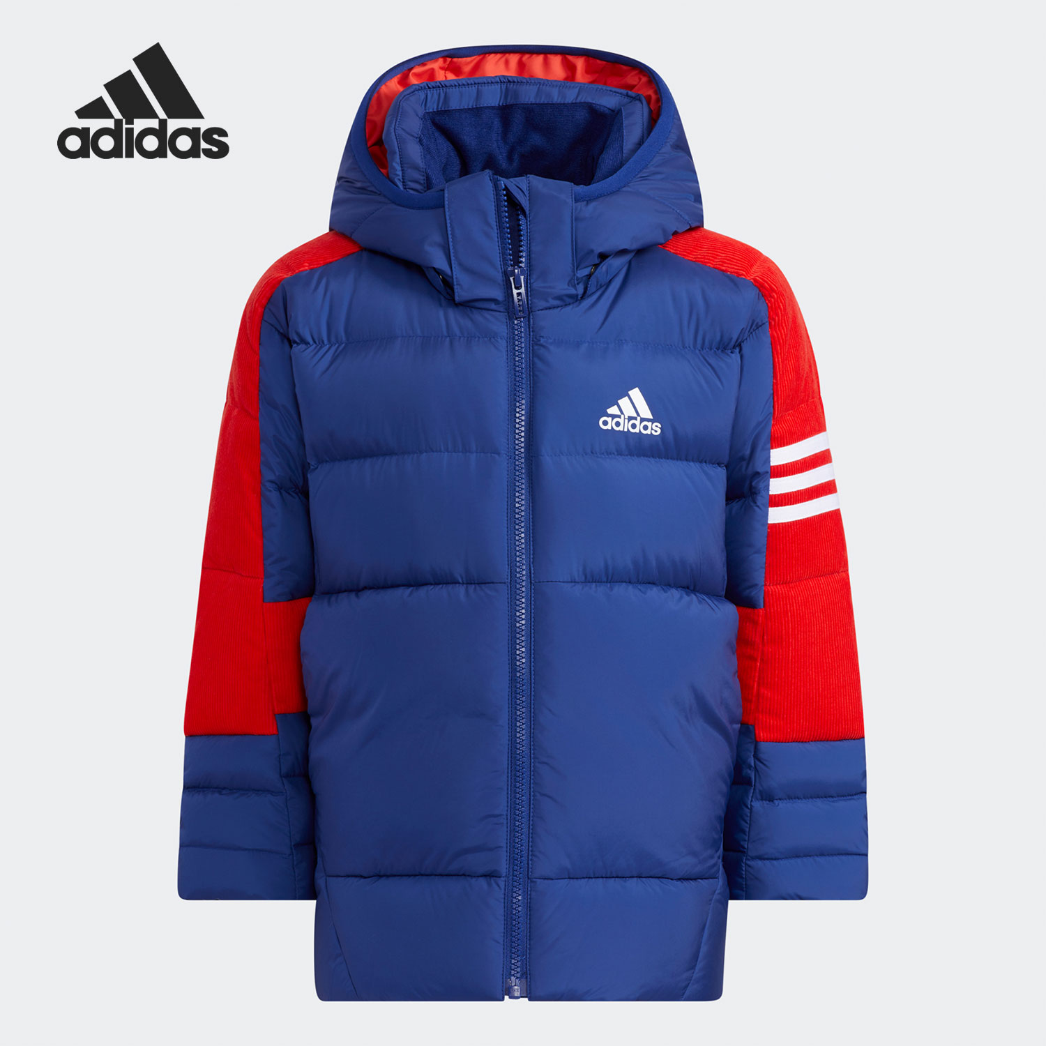 休闲小童时尚羽绒服阿迪