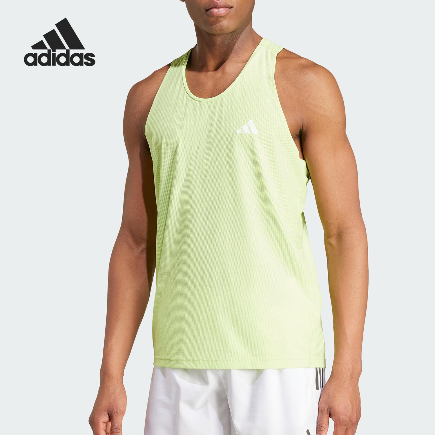 Adidas/阿迪达斯正品2025男士跑步训练休闲无袖背心IV5437
