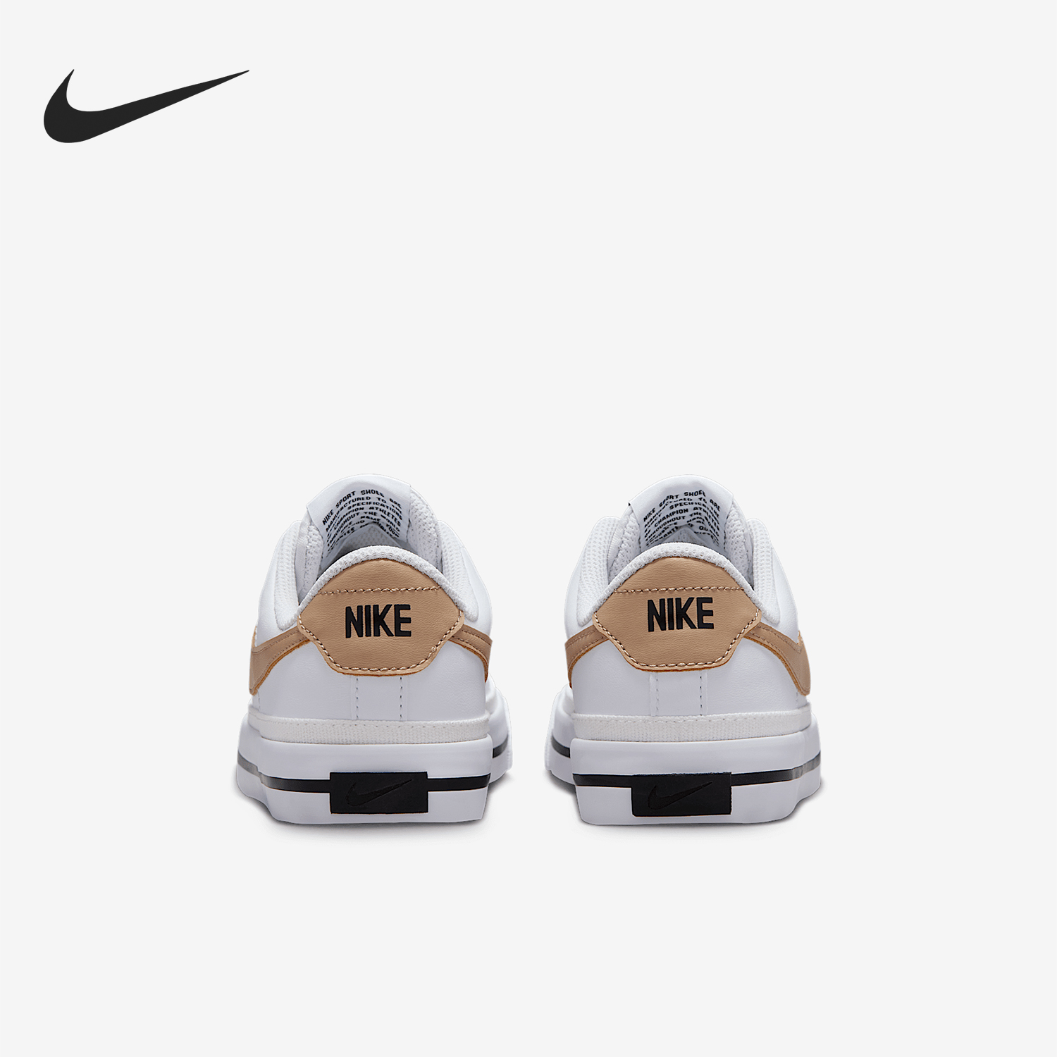 Nike/耐克正品Court Legacy GS女子大童轻便板鞋DA5380-126