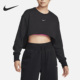 卫衣FB8265 Nike 女子运动透气休闲圆领短款 新款 010 耐克正品