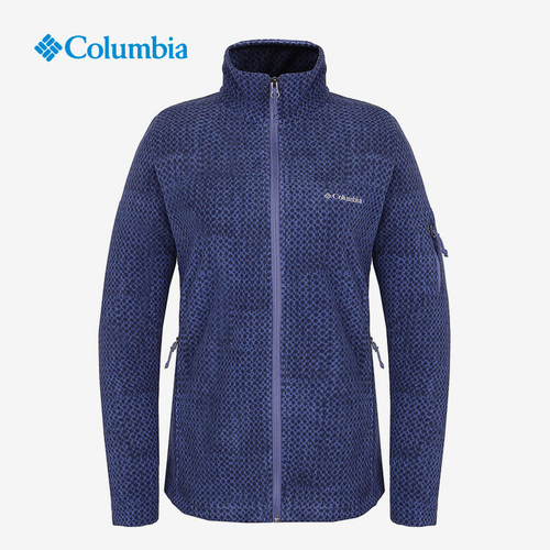 Columbia哥伦比亚正品女子户外防风保暖舒适开衫立领抓绒衣ER1012