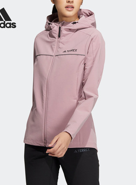 Adidas/阿迪达斯正品 W UTL SOFTSH 女子休闲运动外套 IC7985