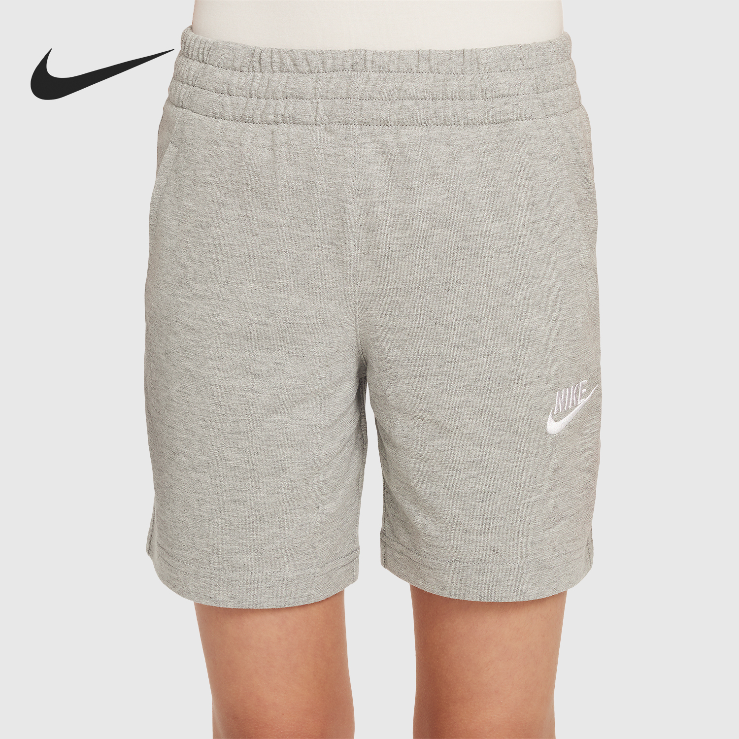 Nike/耐克正品2025新款大童宽松透气针织休闲短裤FZ5512-063