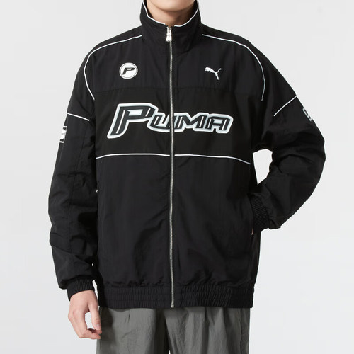 Puma/彪马正品秋冬新款男士梭织立领户外运动外套631801-01