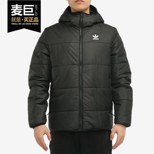 阿迪达斯男子冬季连帽运动棉服