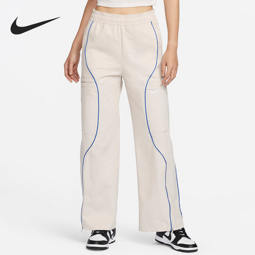 Nike/耐克正品Sportswear 女士运动复古腰梭织长裤FN1950-072