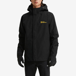 Jack wolfskin/狼爪正品秋季男子户外防风保暖透气单层冲锋衣