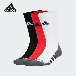 男女休闲中筒袜三双装 秋冬新款 JC6412 阿迪达斯正品 Adidas