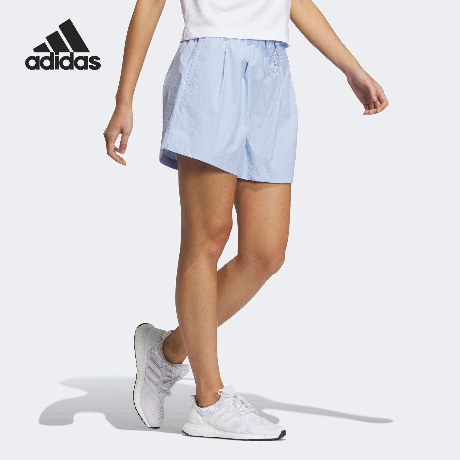 Adidas/阿迪达斯正品GFX WVN SHORT女子运动休闲短裤HY2854