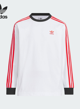 Adidas/阿迪达斯正品三叶草儿童运动休闲圆领长袖T恤KB4585