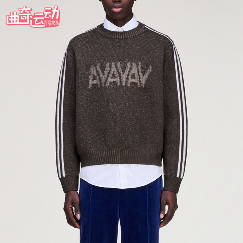 Adidas/阿迪达斯正品三叶草AVKNITSWEATER经典休闲针织衫JZ0620