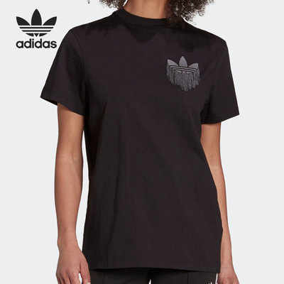 Adidas/阿迪达斯 正品三叶草当季新款女子运动休闲短袖H18066