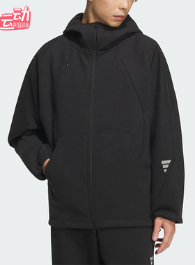 Adidas/阿迪达斯正品FUSTL M SWT HD男士运动连帽宽松外套KC6076