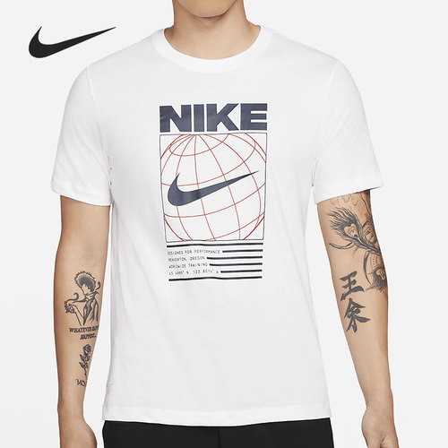 Nike/耐克正品当季新款男子运动圆领透气休闲短袖DA1773-100