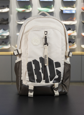 李宁正品反伍BADFIVE男女同款大容量便携防泼水双肩包ABSU337-3