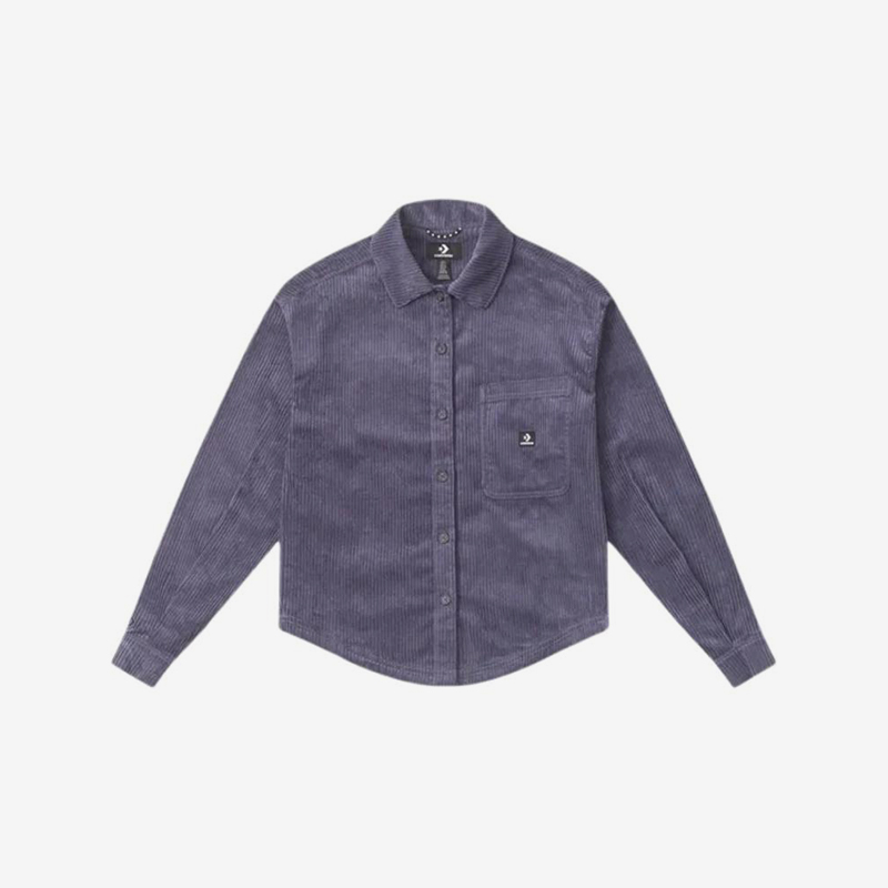 Converse/匡威正品新款女子时尚潮流翻领长袖衬衫10027074-A01