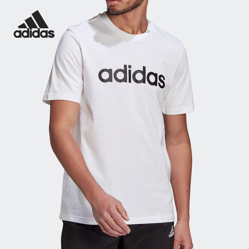 Adidas/阿迪达斯正品当季新款运动休闲透气圆领短袖T恤GL0058