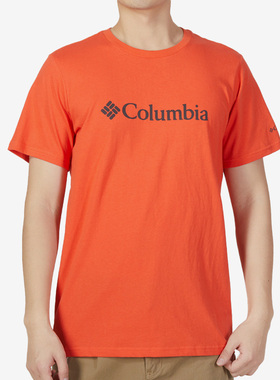 Columbia/哥伦比亚正品户外休闲男子透气圆领短袖T恤JE1586