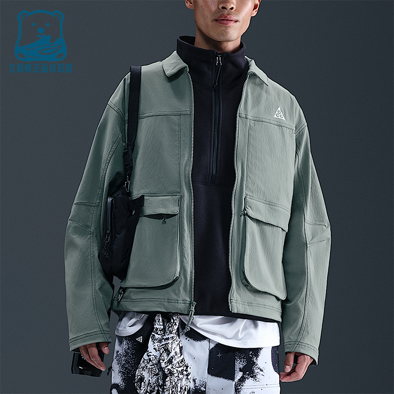 Nike/耐克正品2025秋季款男士运动拉链户外宽松外套HV0599-364