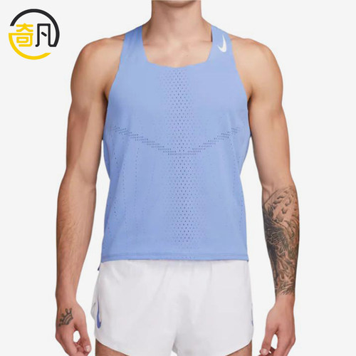 Nike/耐克正品男士时尚宽松透气圆领修身无袖T恤DM4625-450
