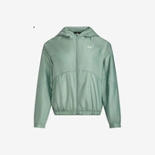 安德玛正品 2025新款 女士时尚 潮流复古训练夹克外套1382698 348