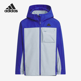 大童连帽立领二合一运动外套JE8652 新款 Adidas 阿迪达斯正品