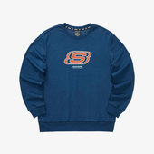 新款 秋季 男女运动休闲圆领针织休闲卫衣 斯凯奇正品 Skechers