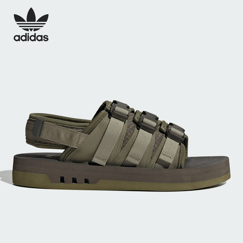 Adidas/阿迪达斯正品三叶草男子休闲魔术贴运动凉鞋IG7957